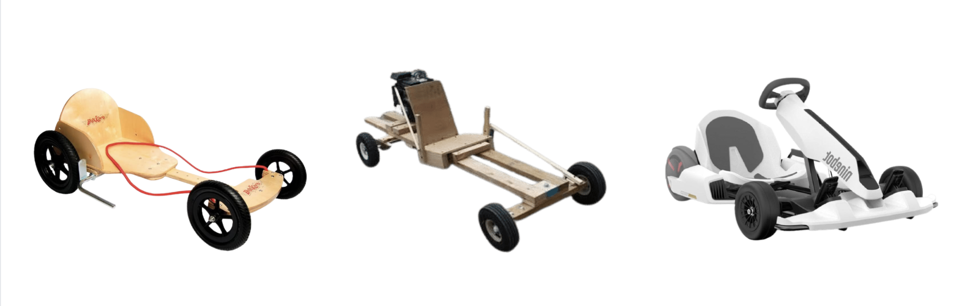 Want some pedal power for your wooden go-kart? at Kartbuilding Blog